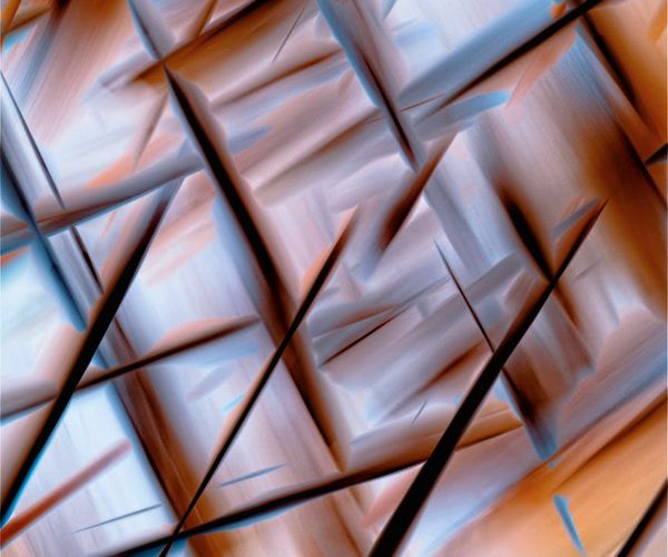 Abstract flow lines representing energy balance